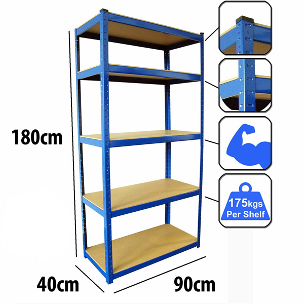 900*400*1800 Boltless Storage Rack Heavy Duty Boltless Shelving Rack Home Garage