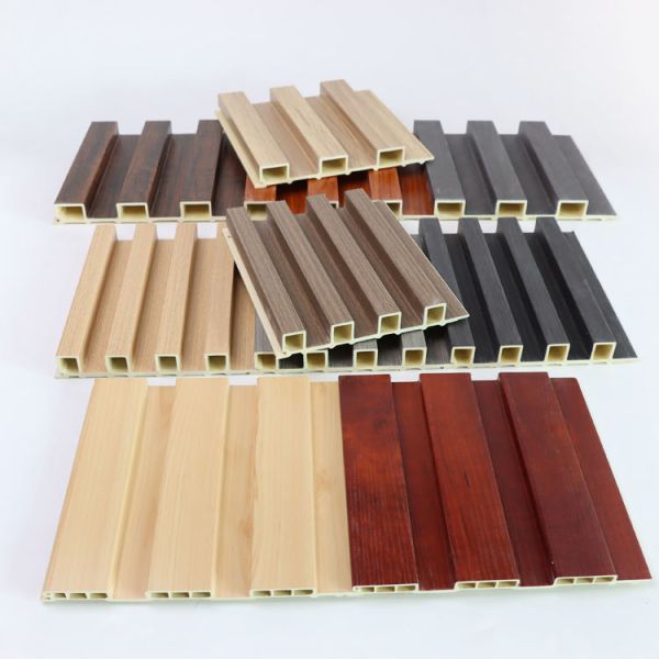 High Quality Wooden Grain PVC Wpc Wall Panels Wall Decor Panel for Indoor Decoration
