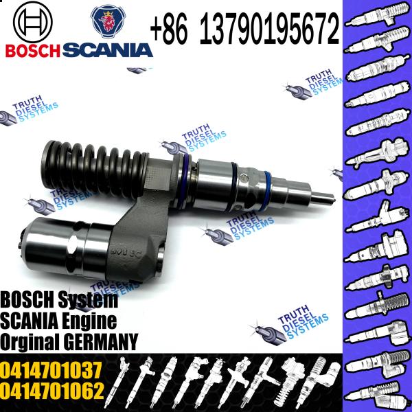 Injetor BOSCH 0414701037 0414701062 Combustível Diesel Unidade de bomba 0414701037 0414701062 1766549 para motor Scania