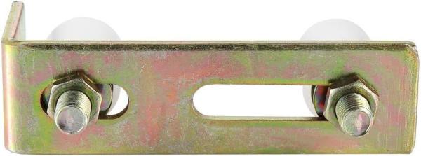 Guia de rolos de porta de nylon porta deslizante ajustável rolos de nylon com bracket em forma de L rolos de guia de porta deslizantes com bracket de poste L