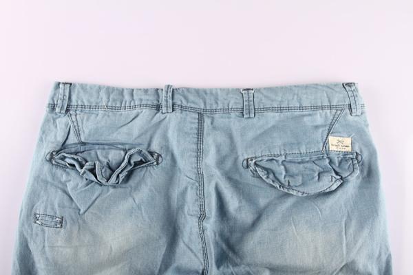 Denim Shorts Men'S Summer Stretch Denim Pants Mens Short 100% Cotton