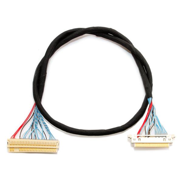 Hrs Df19 LVDS Cable Assembly , 30 Pin Micro Coaxial cbale lvds display connector