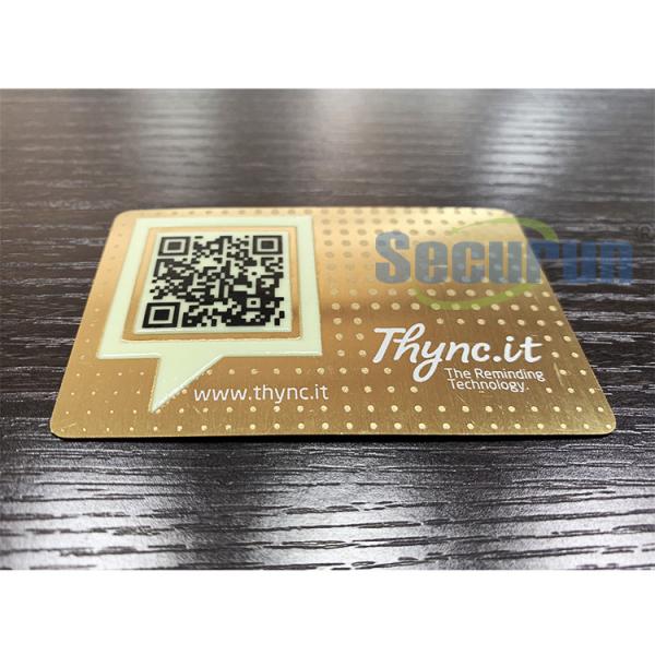 Rectangle Brushed Photoluminescent Signage Stainless Steel