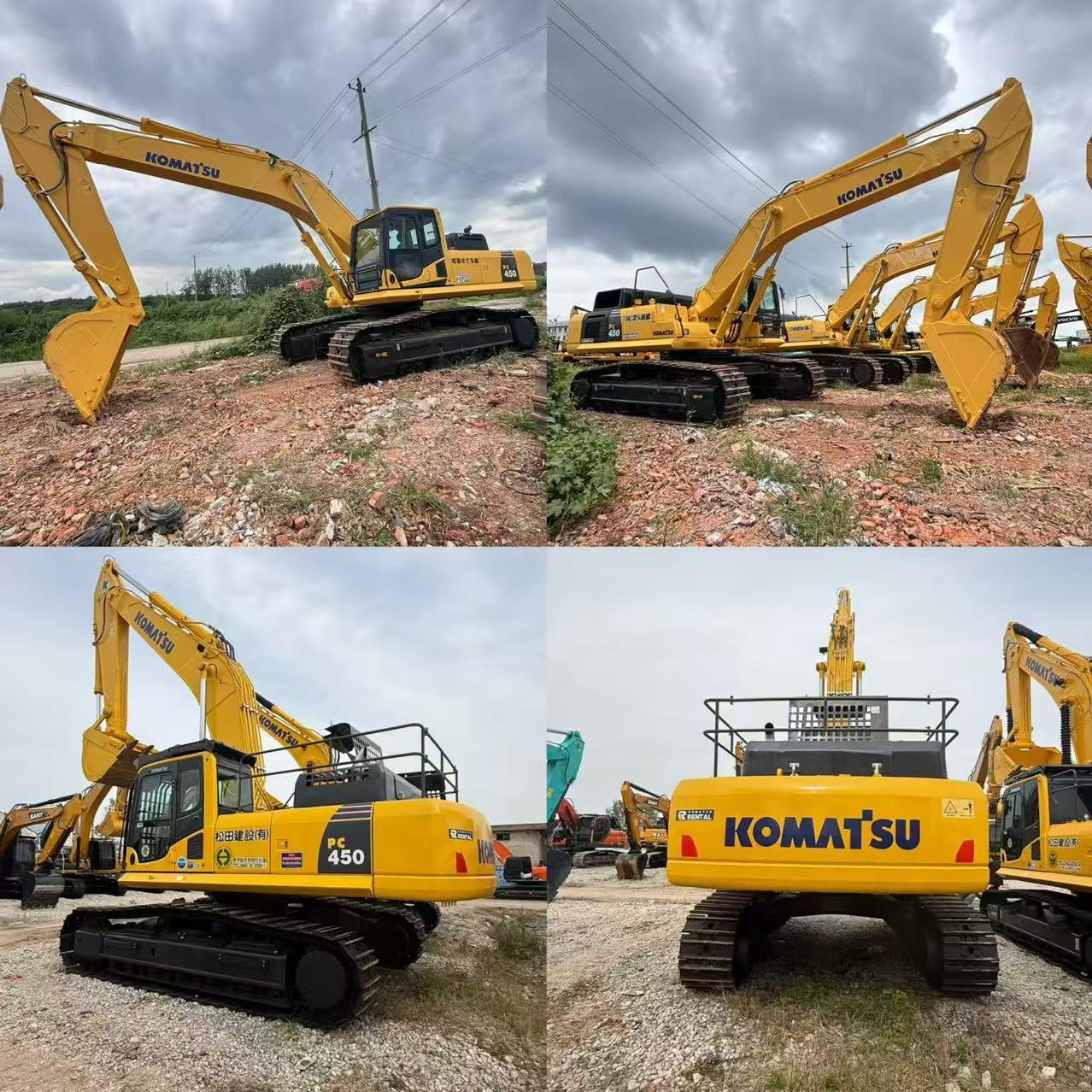 Japan Original Well Maintained Komatsu PC450 Used Excavator 45 Ton Crawler Earthmoving Equipment Used Excavator for Farm Sale