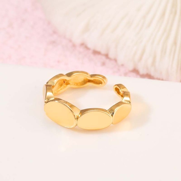 Trendy Women Jewelry Customized 14K Gold Plated Rings Design for Women