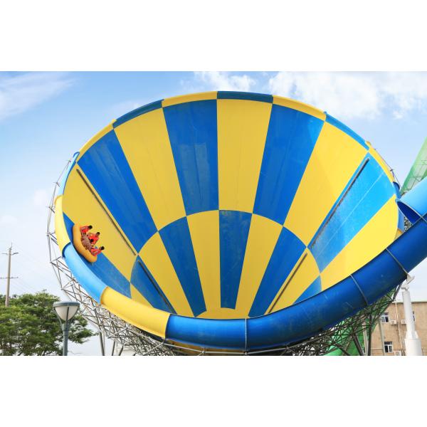 Glissière d'eau superbe géante drôle de tornade, cavaliers de la capacité 720 par heure pour le parc d'Aqua