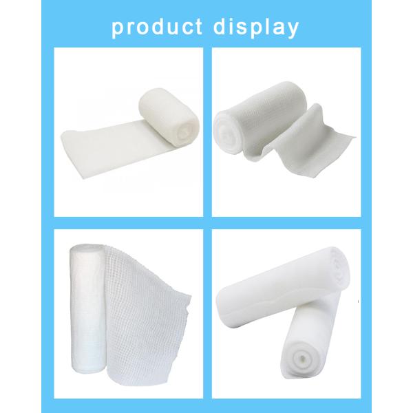 Disposable Length 4.5m Elastic PBT Medical Bandages Compress Bandage