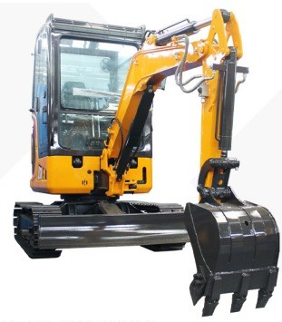 Side Swing Mini Excavator Xn28 Micro Digger 2640kg Crawler Excavator 0.05cbm Tracked Bucket Excavator