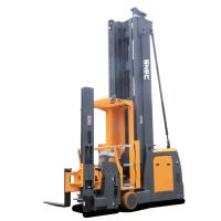 1500 kg Vna Man Up Electric Stacker très étroite allée 3 voies camion homme monté 3 voies chariot élévateur