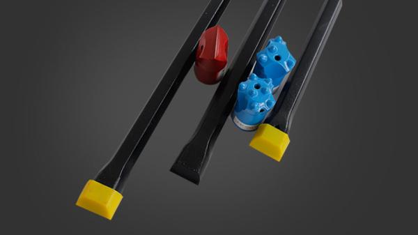 Hand Held Rock Tools H22 tapered drill rod/integral drill steel For Underground Mining