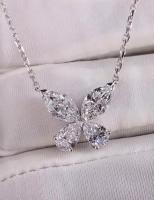 Le Lab des Papillons a créé un pendentif en diamant Collier du Laboratoire des bijoux en diamant