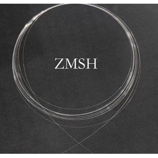 Сапфировое волокно Al2O3 Однокристаллический прозрачный кристаллический оптический кабель Линия связи оптических волокон 25-500um