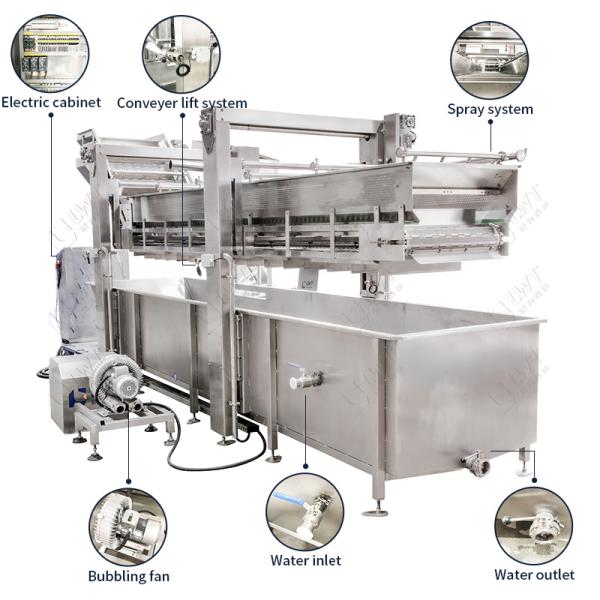 Энергосберегающая автоматическая машина для мойки овощей с перцем CE
