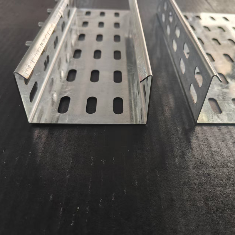 OEM Galvanized Special Shaped Groove Slotted C Channel For Cable Tray Installation