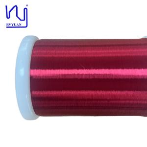 Customized Self-bonding Self-adhesive Red Color 0.035mm CCA Wire For Voice Coils