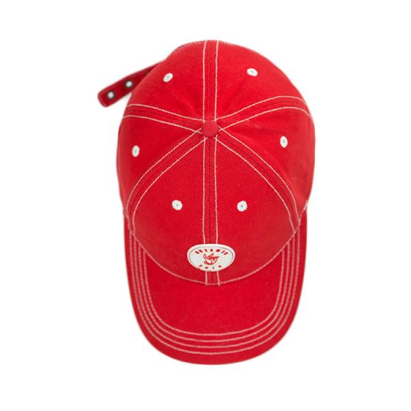 Fashionable Customize Red Metal shoes buckle patch Logo baseball sports Hats Caps
