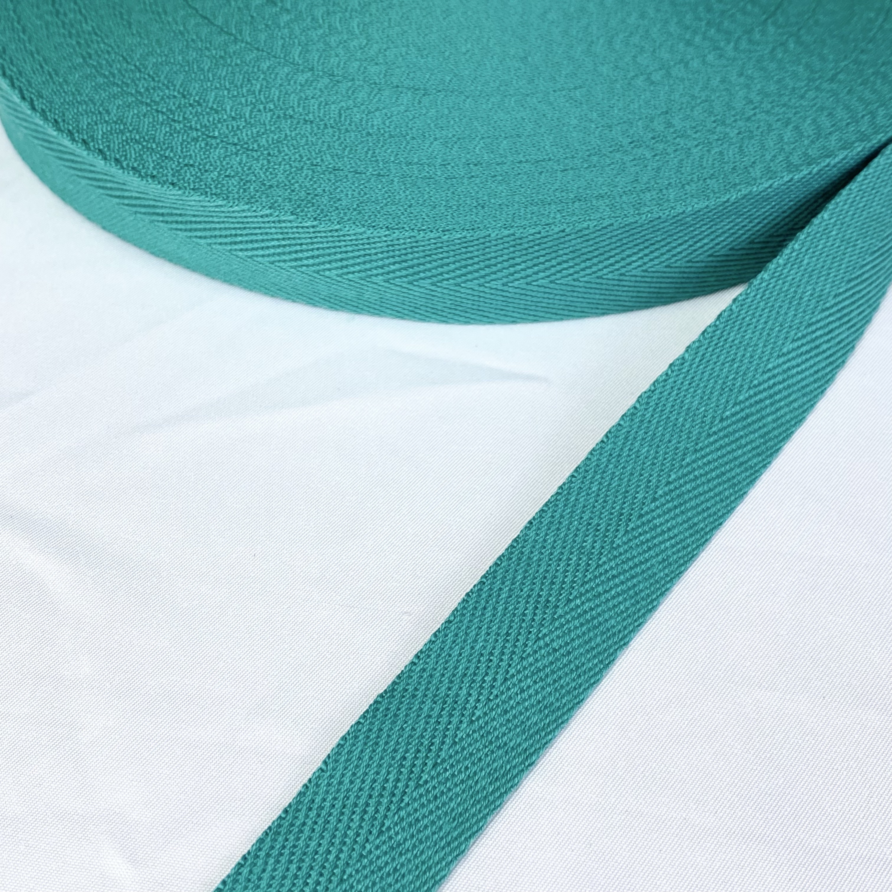 Herringbone polyester-cotton webbing Various colors Backpack strap Belt Handbag strap