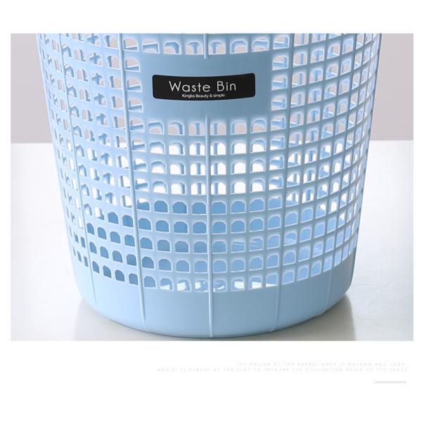 Plastic Dustbin For Office Home Use Kids Room With Pressure Ring