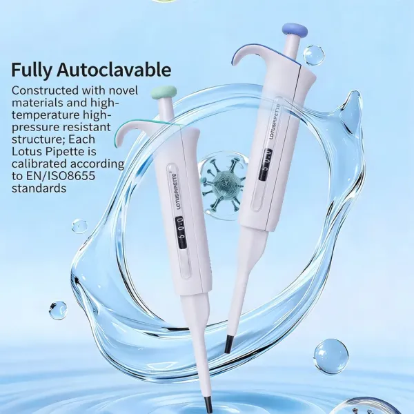 Large Capacity Lab Pipette Manual Single Channel Adjustable Volume Pipette OEM