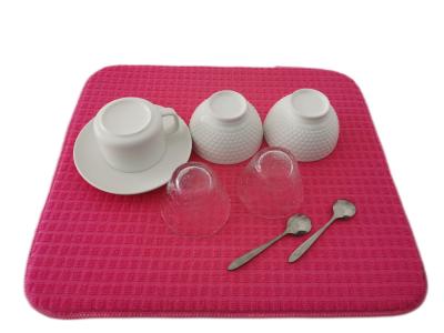 prato contínuo Eco-amigável da cozinha 15x20inch que seca a esteira todo o poliéster