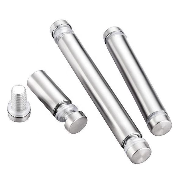 Anti Loosening Stainless Steel Sign Standoffs Double Head Design OEM ODM