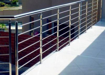 Decking Metal Balustrade Stainless Steel Railing , 316 Stainless Steel Stair Railing
