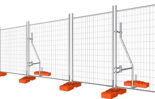 Outdoor Galvanized Australia Temporary Fence Panels Construction Site Fence for Sale