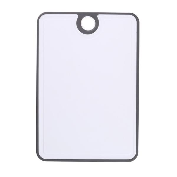 Plastic Household Non Slip Two Sided Cutting Board With Grooves
