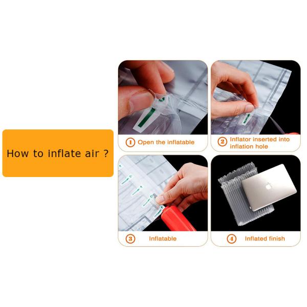 Inflatable Laptop Protective Mailer Bag, Transport Packing, Air Cushion Bag , Air Column Bag Packing