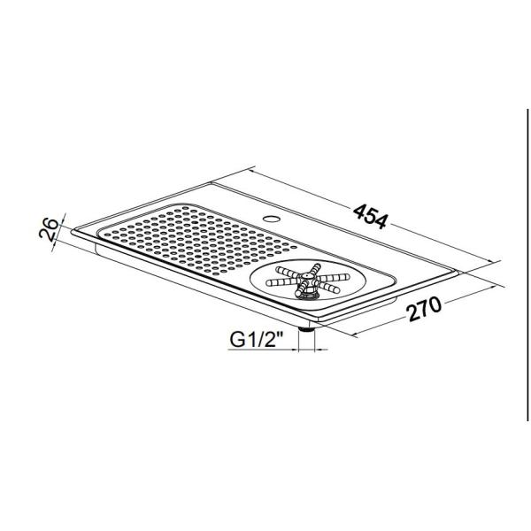 Commercial Kitchen CE SUS304 Glass Filler Tap