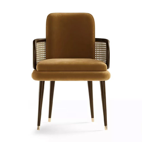 Переговоры ротанга стула современного французского OEM стиля нордические обедая