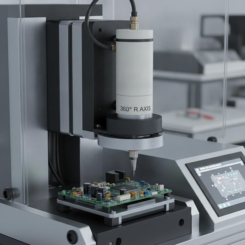 Ceramic Heating Element Automatic Soldering Machine Featuring 360 Degree R Axis for Automated Soldering Electronic Components on PCB Boards