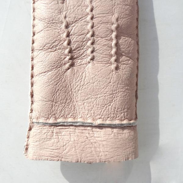 Hand Stitching Nappa wool lined men women sheepskin shearling leather gloves