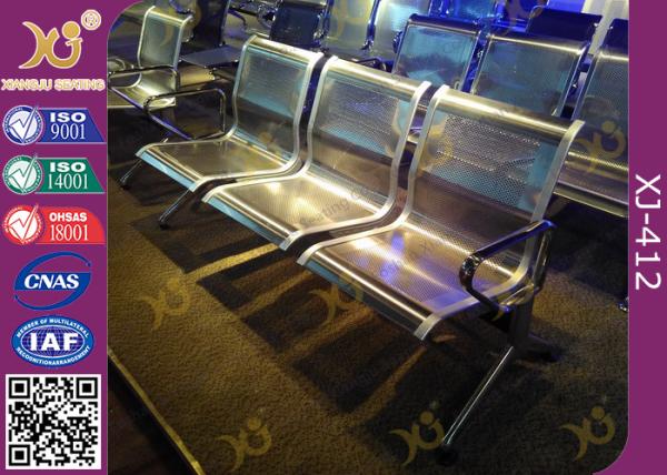 Middle Armrests Available Waiting Area Furniture Bank Chairs Solid Aluminum Arms & Legs