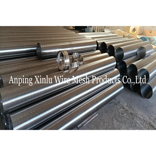 Vee Shaped Continuous Slot Water Well Screen Pipe Stainless Steel Non Magnetic 273mm