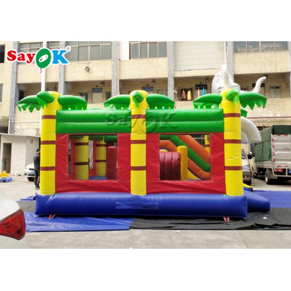 Замок хвастуна домашнего мини мультфильма слона раздувной для партии детей