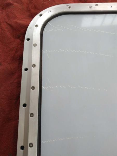 Marine Fixed Aluminum Alloy Frame Bolted Installation Wheelhouse Windows