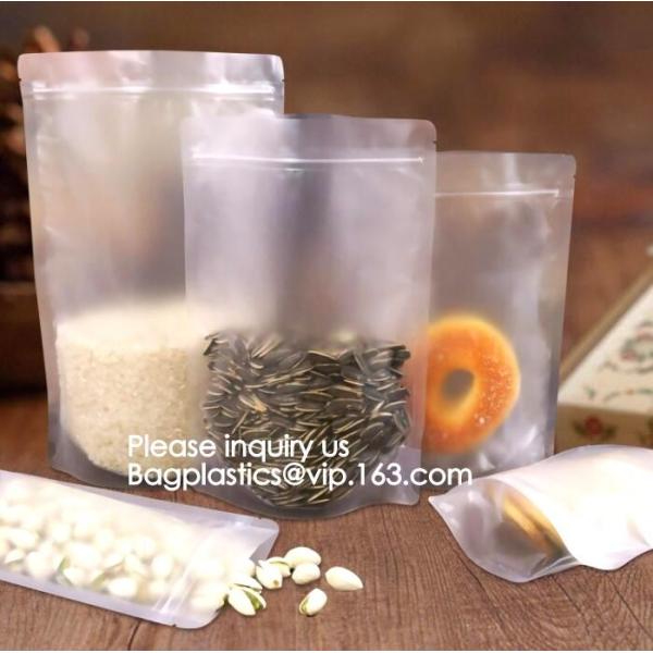 Biodegradable Standing Up Pouch Aluminum Foil Vacuum Tea Bag, Food Packaging Custom Ziplock Stand Up Pouch