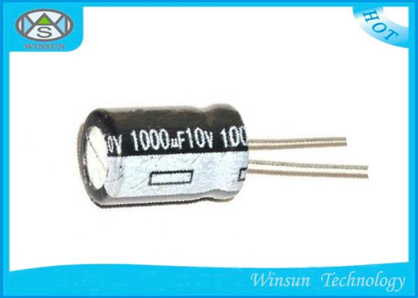 Standard Frequency Electrolytic Radial Capacitor , Black 22000uf 25v Capacitor CD110