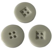 Luz quadrada Grey For Sewing do centro 28L dos botões da resina plástica da camisa