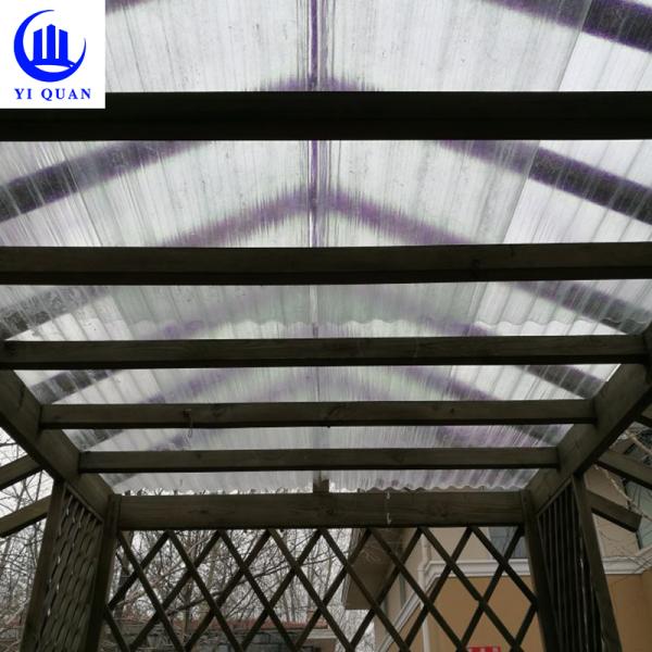 Плитки парника толя поликарбоната пластиковых прозрачных плиток ясные