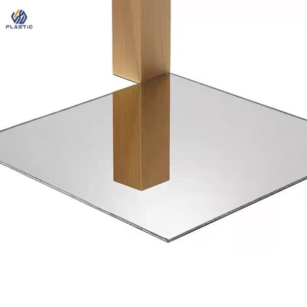 Flame Retardant Acrylic Mirror Panels 100% Virgin MMA Acrylic Plastic Mirror Sheet