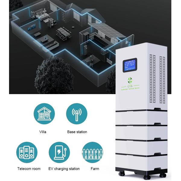 Батарея накопления энергии дома изготовителя CTS lifepo4 48v 600ah штабелированная для домашнего хранения силы накопления энергии