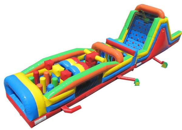 Children Adventuring Inflatable Obstacle Course Bouncer Course Sports Games Customized