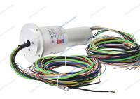 Glissement intégré Ring Combine Pneumatic Rotary Union de signal d'Ethernet de moteur servo