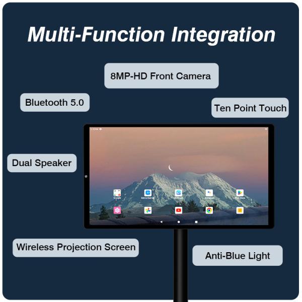 60Hz 21,5 pulgadas Smart TV 1920x1080 Televisión de soporte portátil Android 12