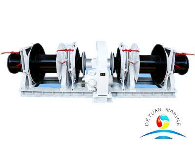 Φ12.5 Hydraulic Mooring Marine Windlass With Single / Double Gypsies
