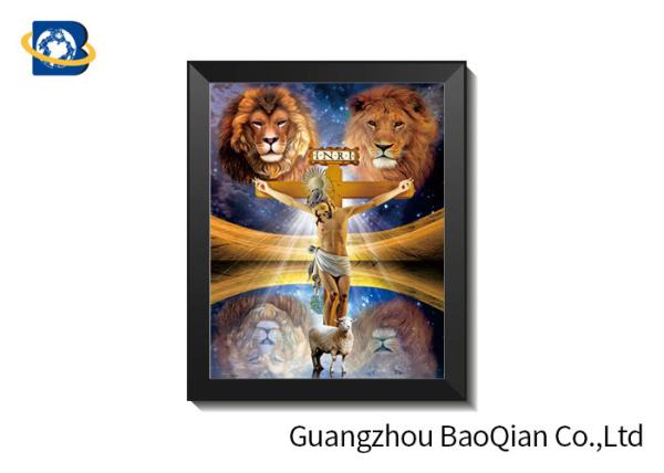 Wall Decor Lenticular Flip Religious Virgin Mary / Jesus / God 3D Picture
