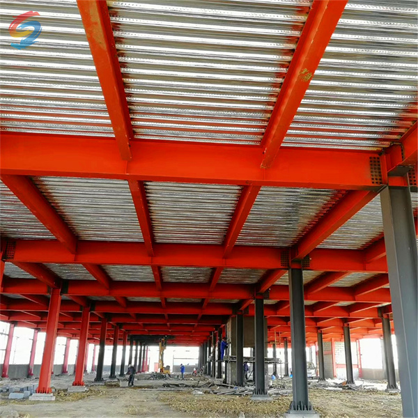 Prefabricated Steel Construction with Insulated Wall for office supermarket