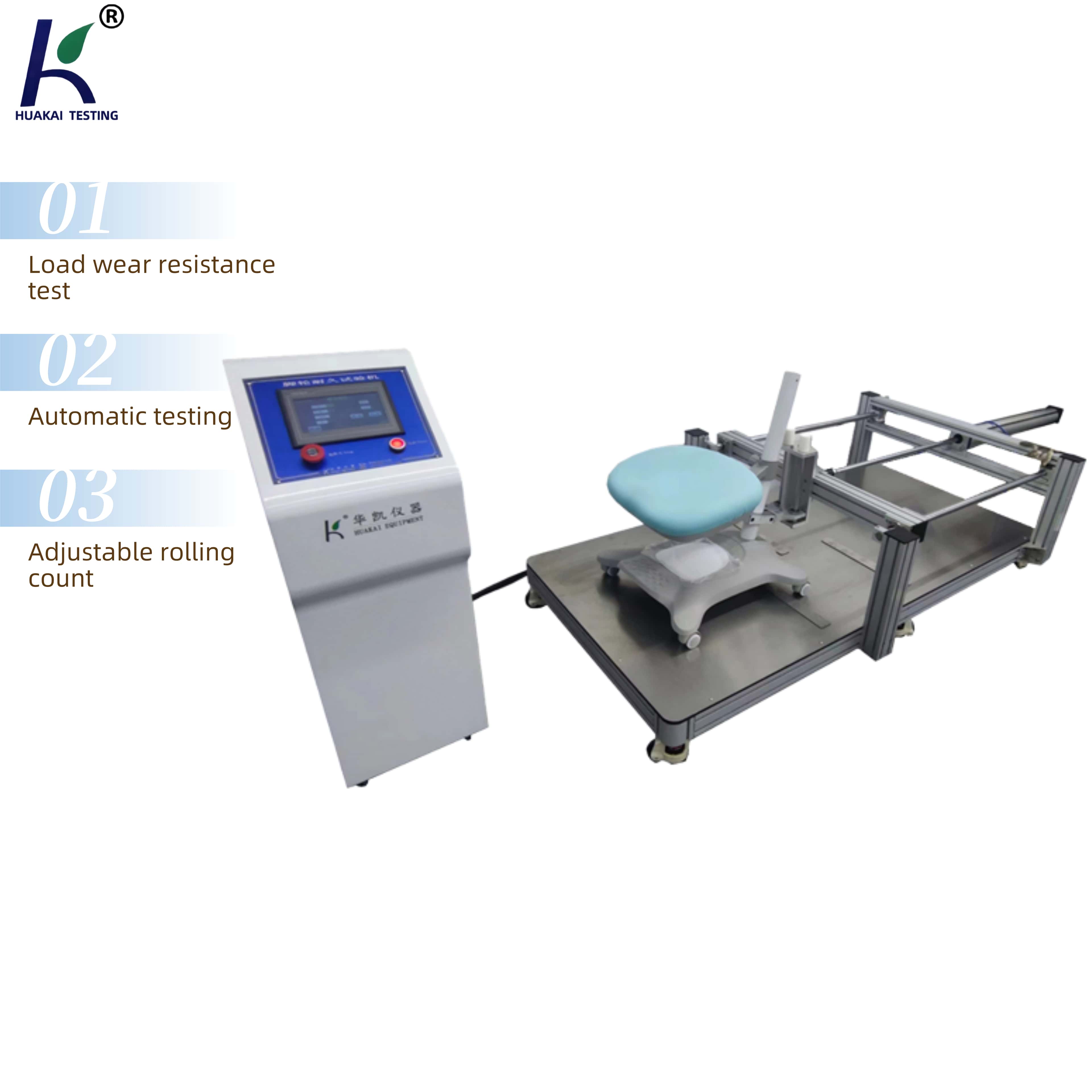 Office Chair Base & Caster Durability Tester Office Chair Caster Durability Testing Equipment